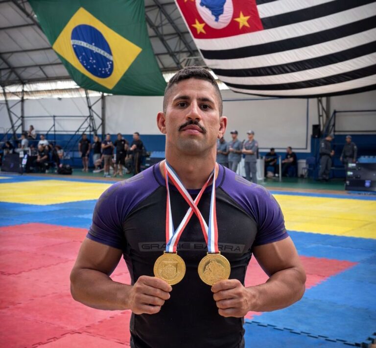Cabo da PM de Cosmópolis é campeão de Jiu-Jitsu em São Paulo